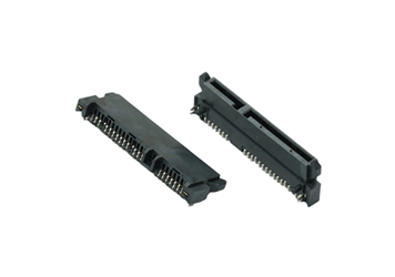 SATA 7+15P 母座 板下 H4.2 SMT 不带杠 